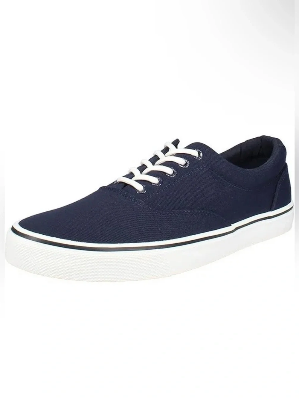 Izod Men's Canvas Shoes Rangley Memory Foam Comfort Lace Up Sneakers Quick Ship